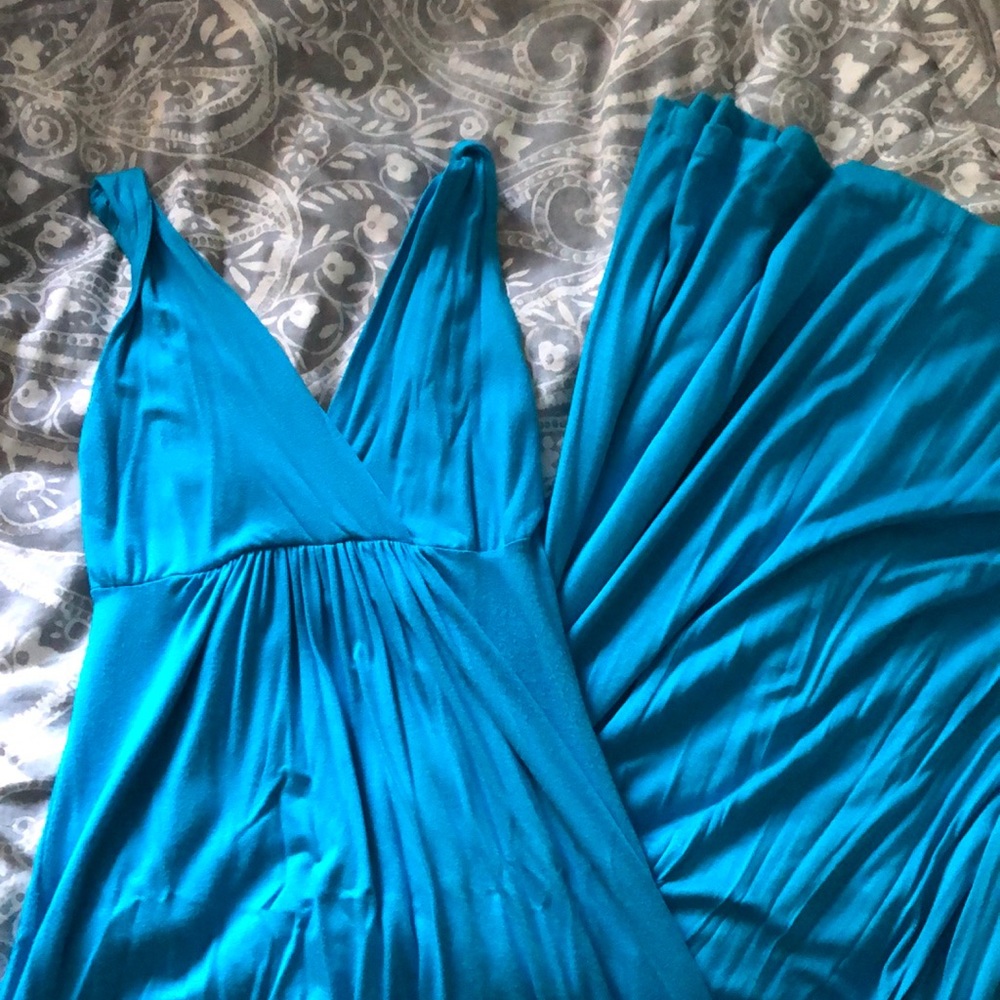 Turquoise Soprano Maxi Dress